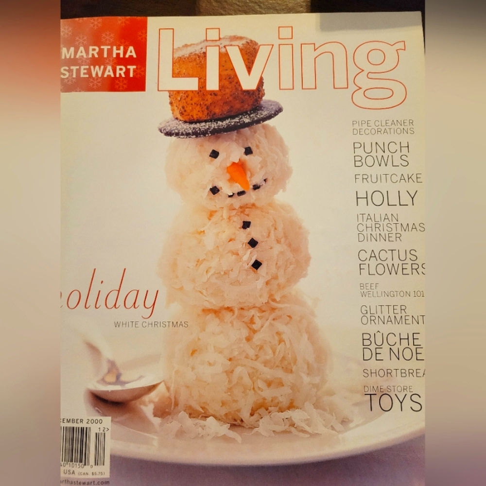 Martha Stewart Living Magazine December 2000